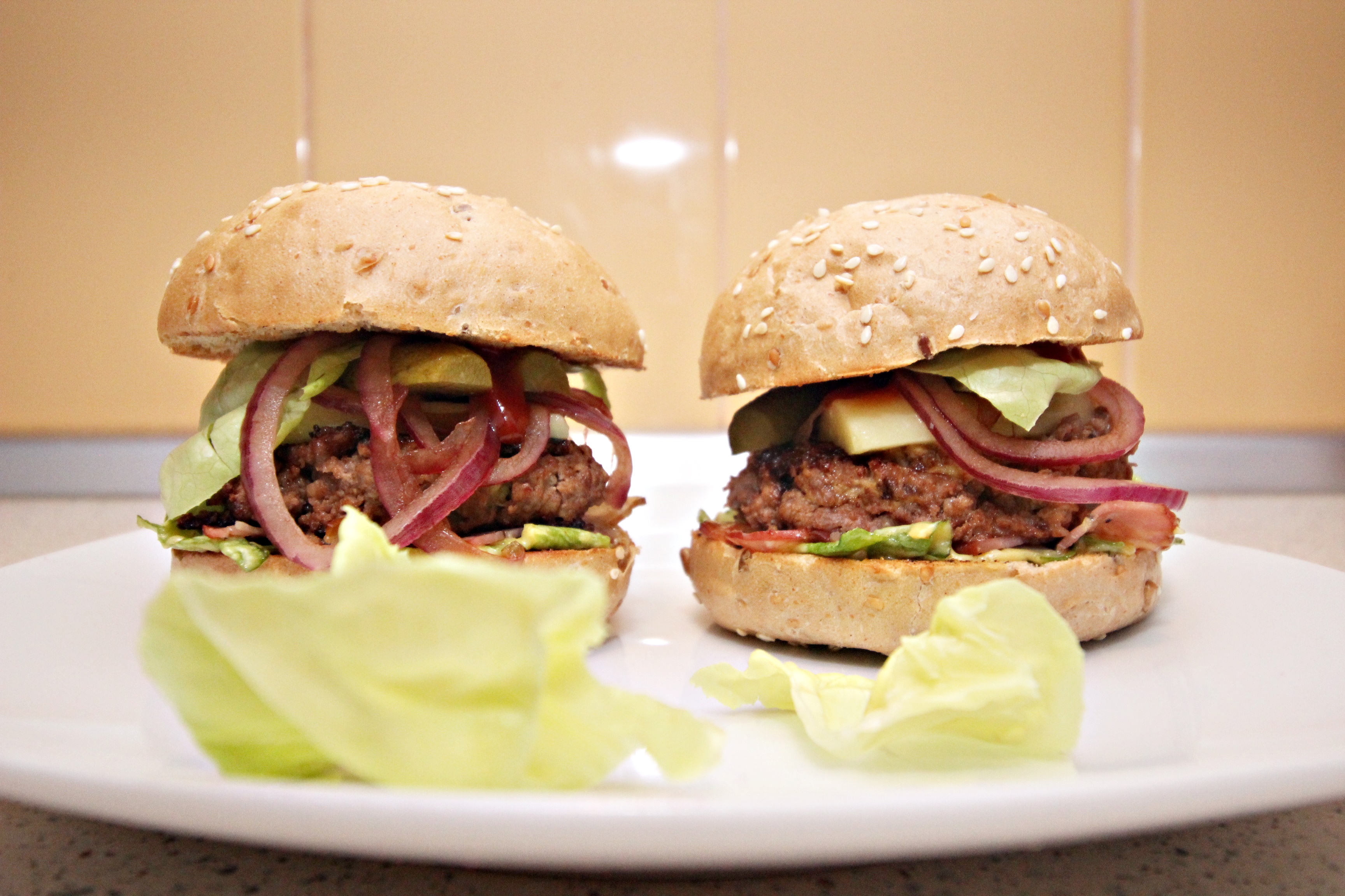 Burger a la Jamie Oliver