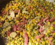 Paste cu legume,pancetta si sos de usturoi-9