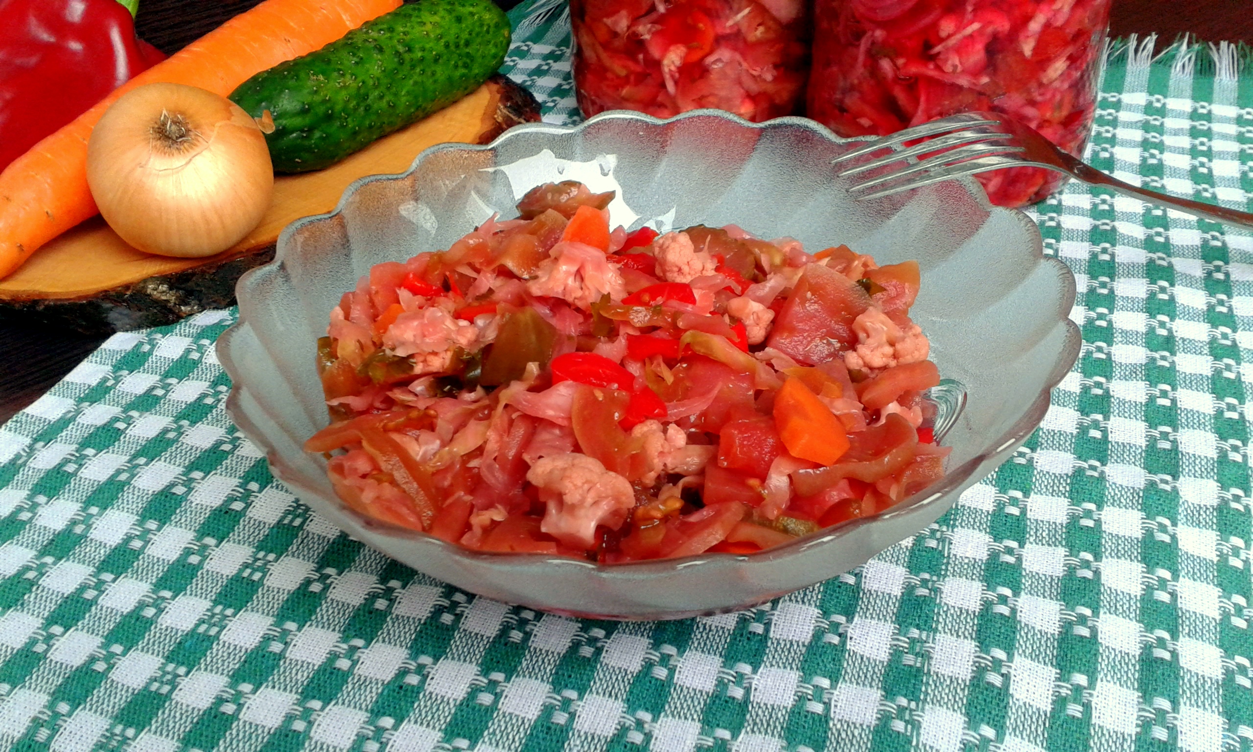 Salata taraneasca de legume pentru iarna