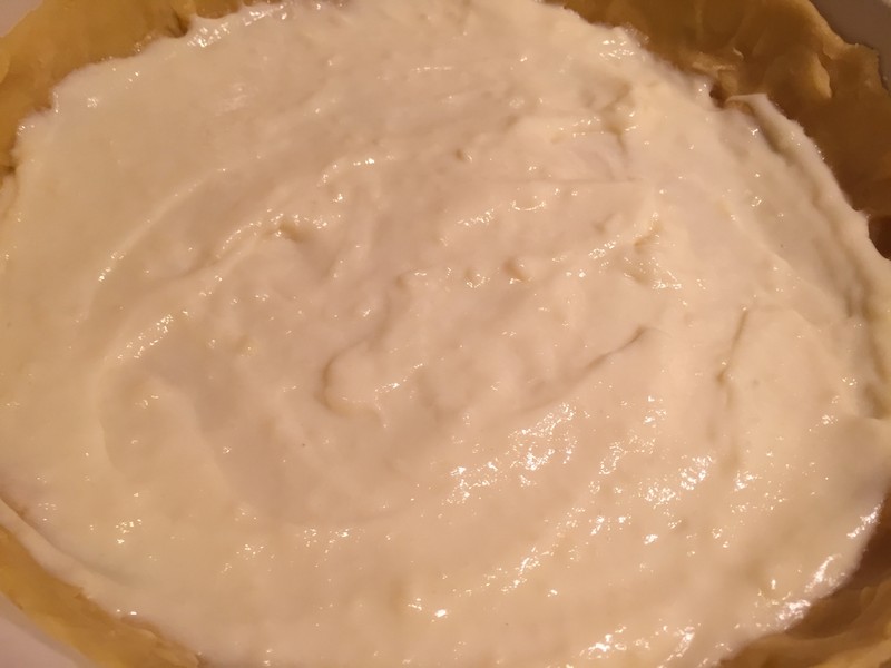 Tarta cu pere, crema de vanilie si sirop de artar