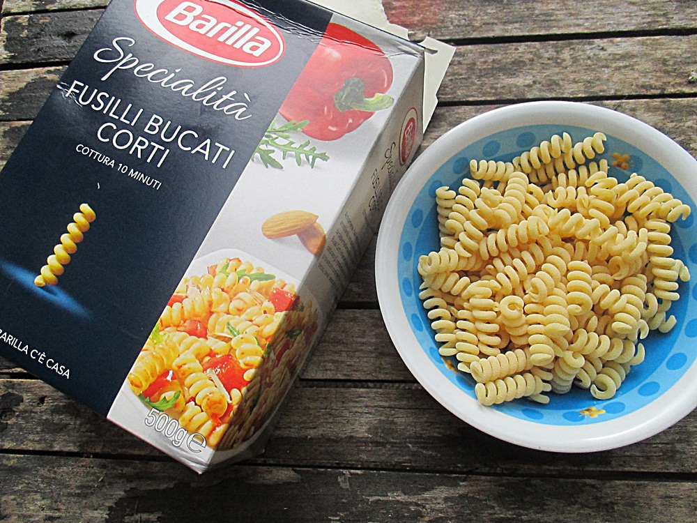 Fusilli cu crema de mazare