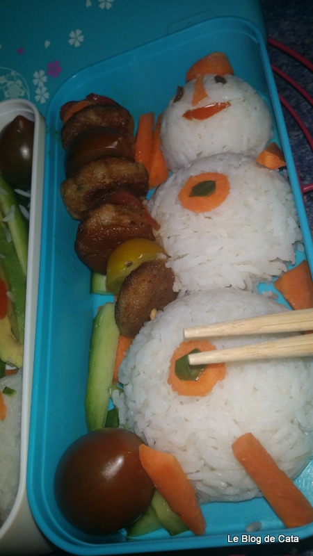 Chiftelute de ton in Bento