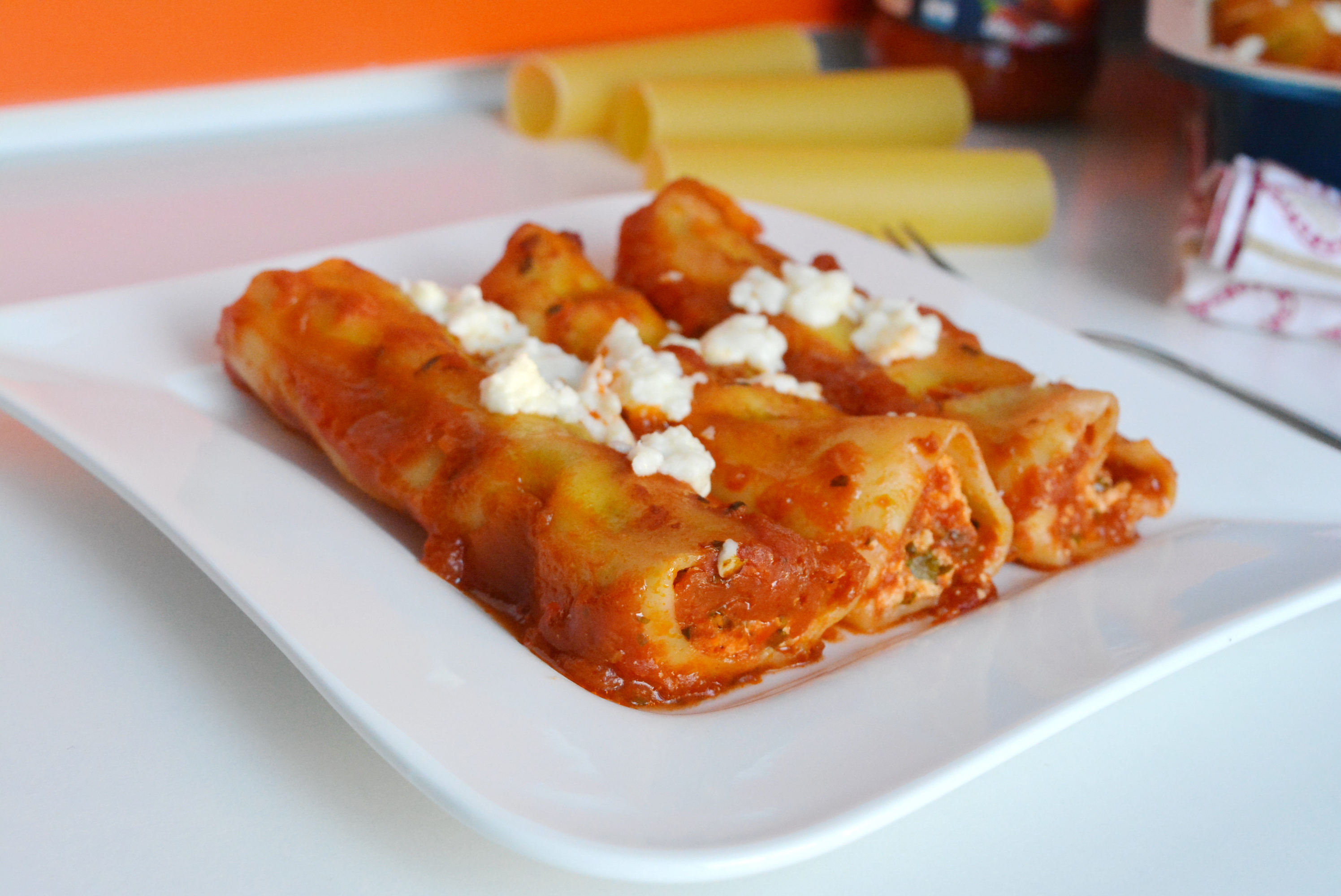 Canelloni cu ricotta