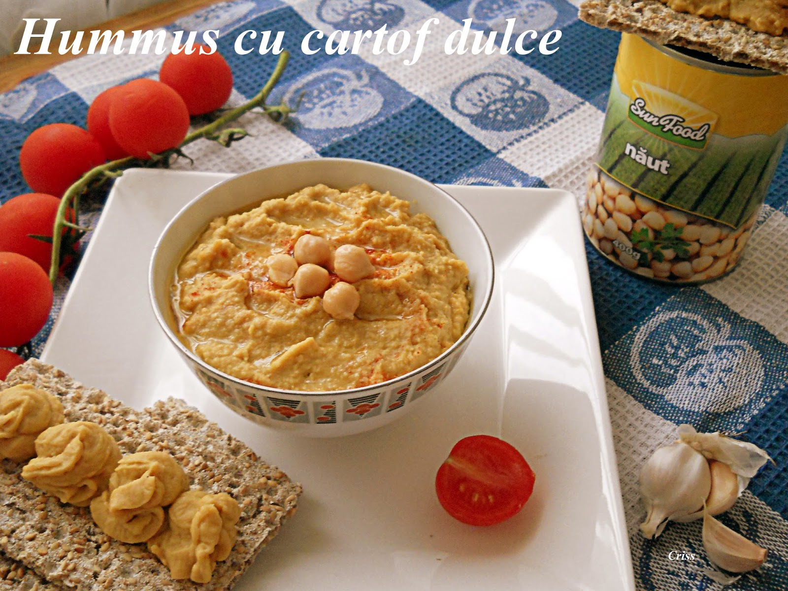 Hummus cu cartof dulce