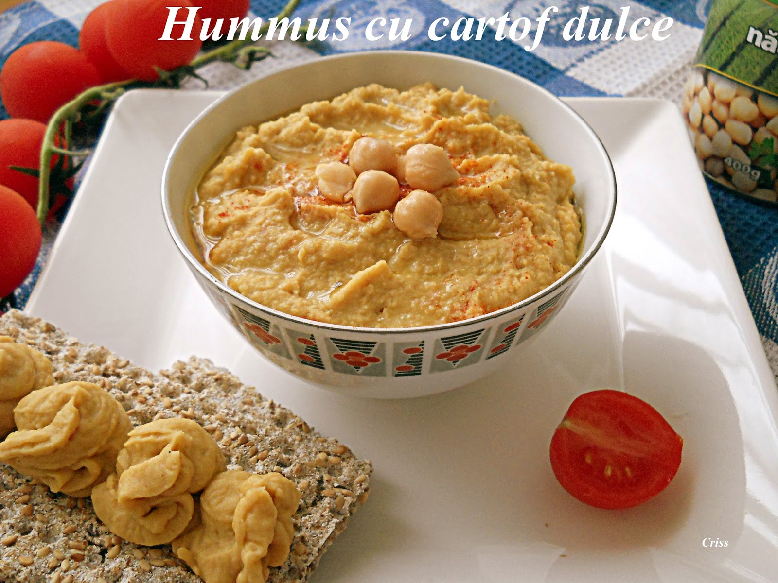 Hummus cu cartof dulce