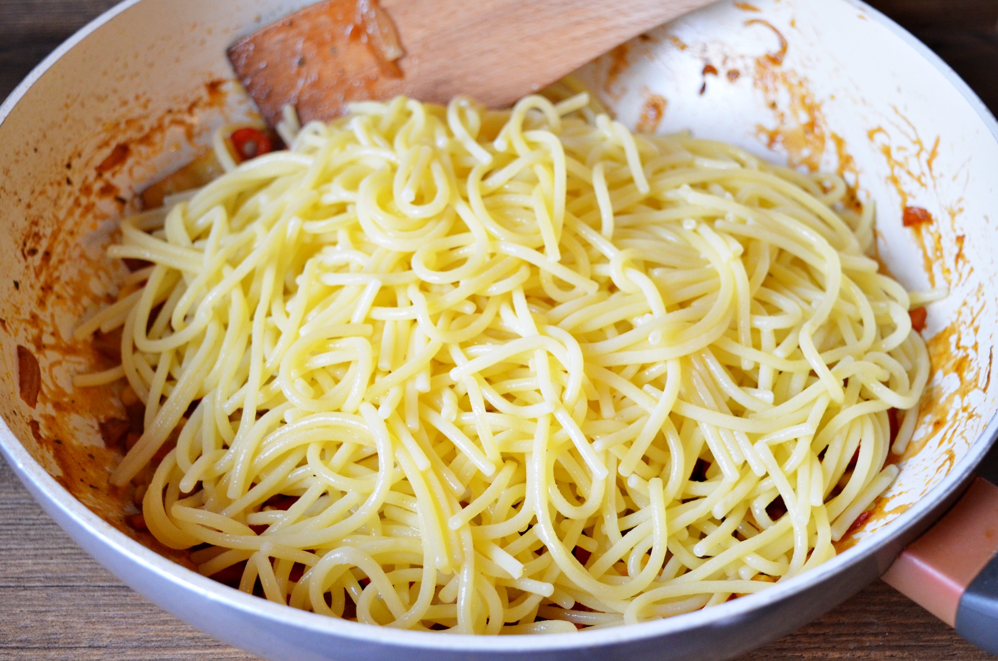 Spaghete fara gluten cu legume