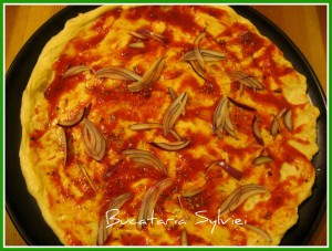 Pizza cu fructe de mare