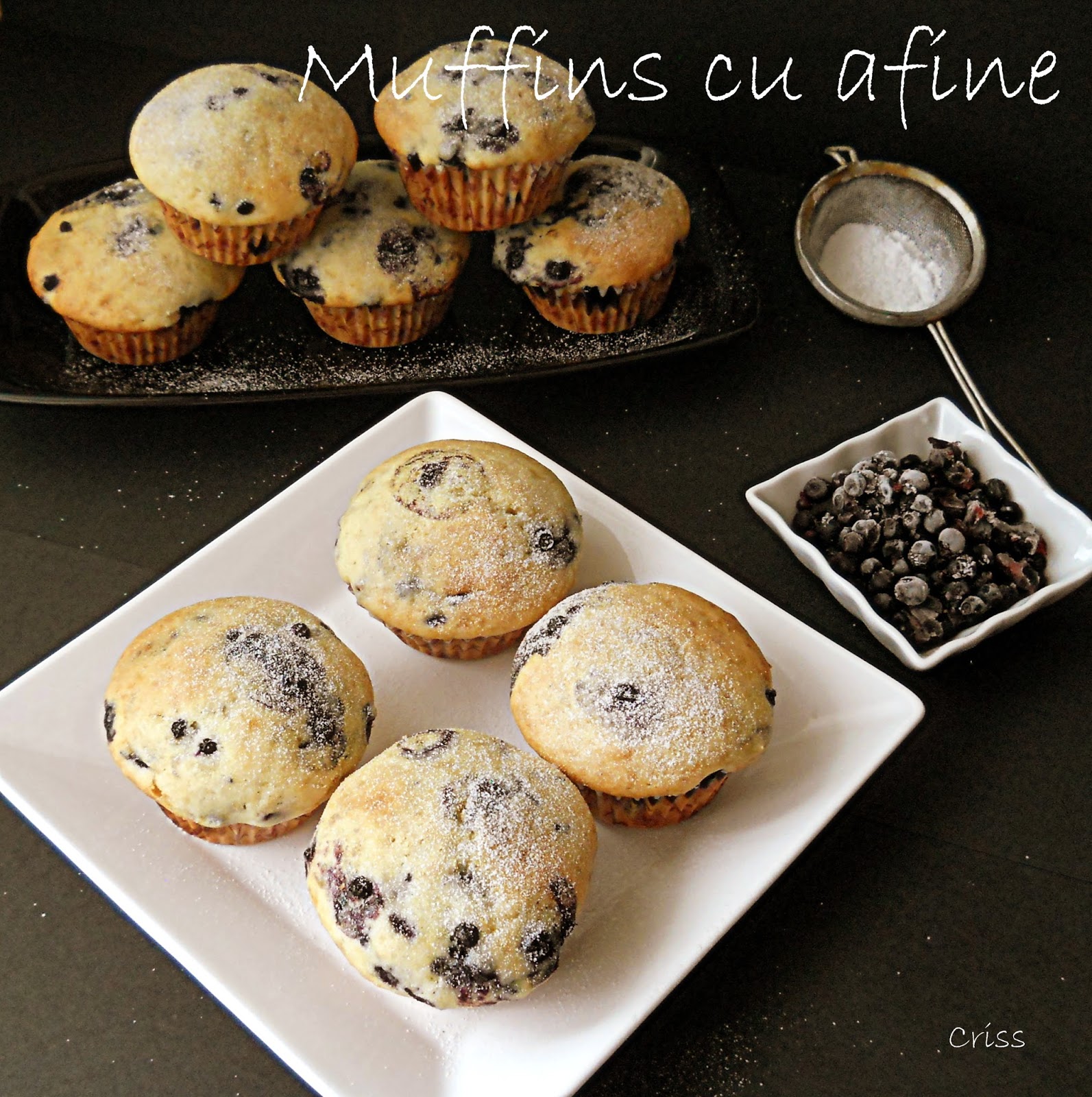 Muffins cu afine