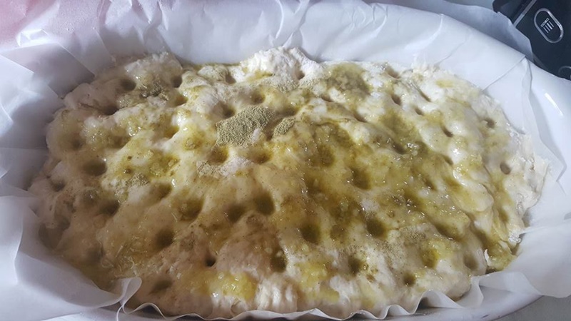 Foccacia cu usturoi