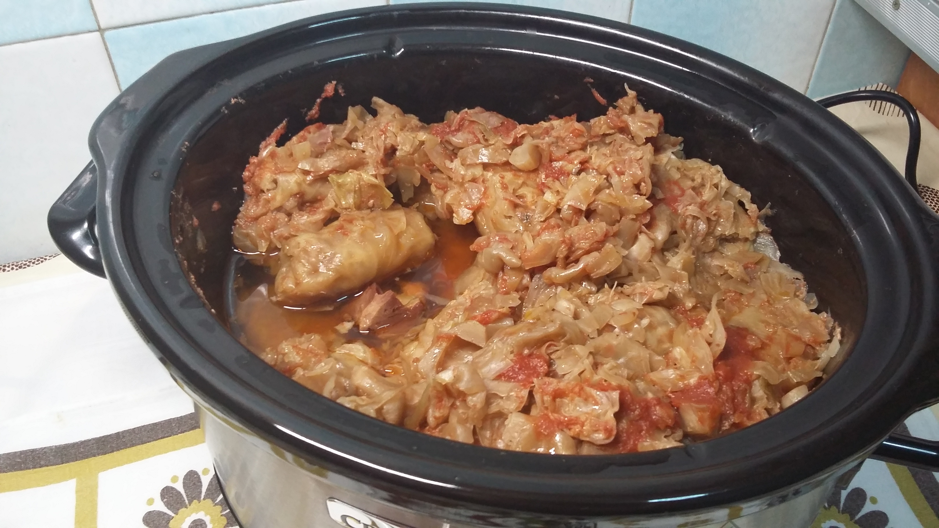 Sarmale cu varza dulce la slow cooker Crock-Pot