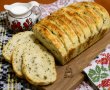 Paine felii cu usturoi (Pull apart bread)-4