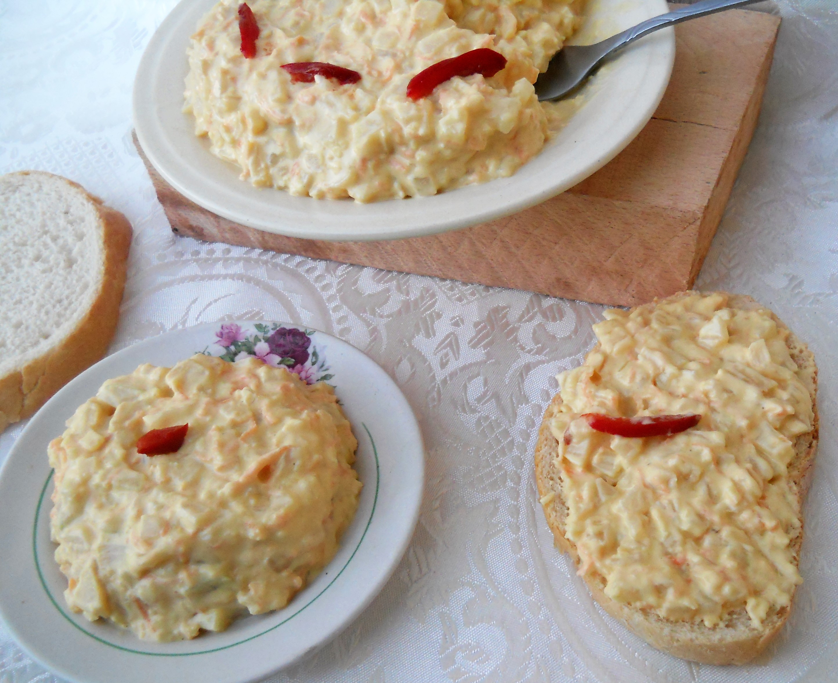 Salata de telina cu maioneza