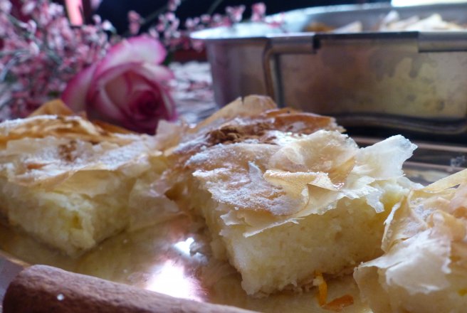 Desert placinta greceasca- Bougatsa