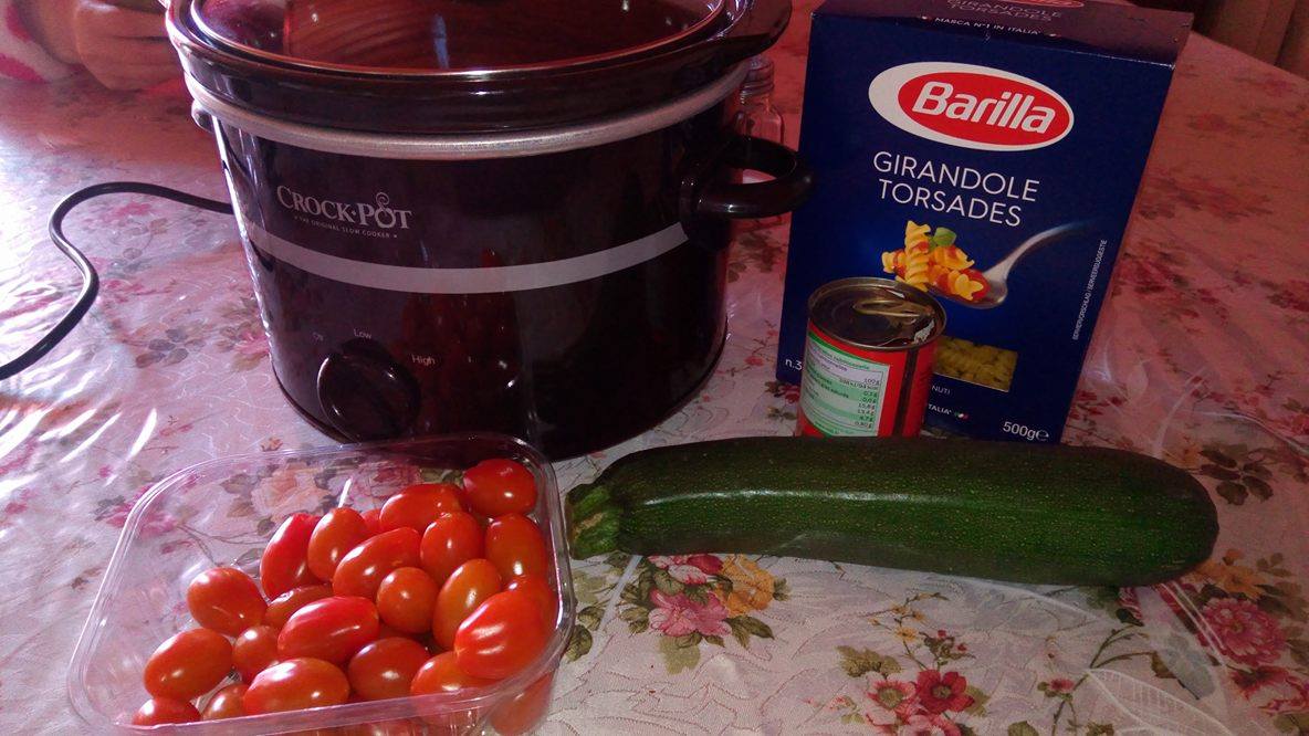 Paste cu dovlecel la slow cooker Crock-Pot