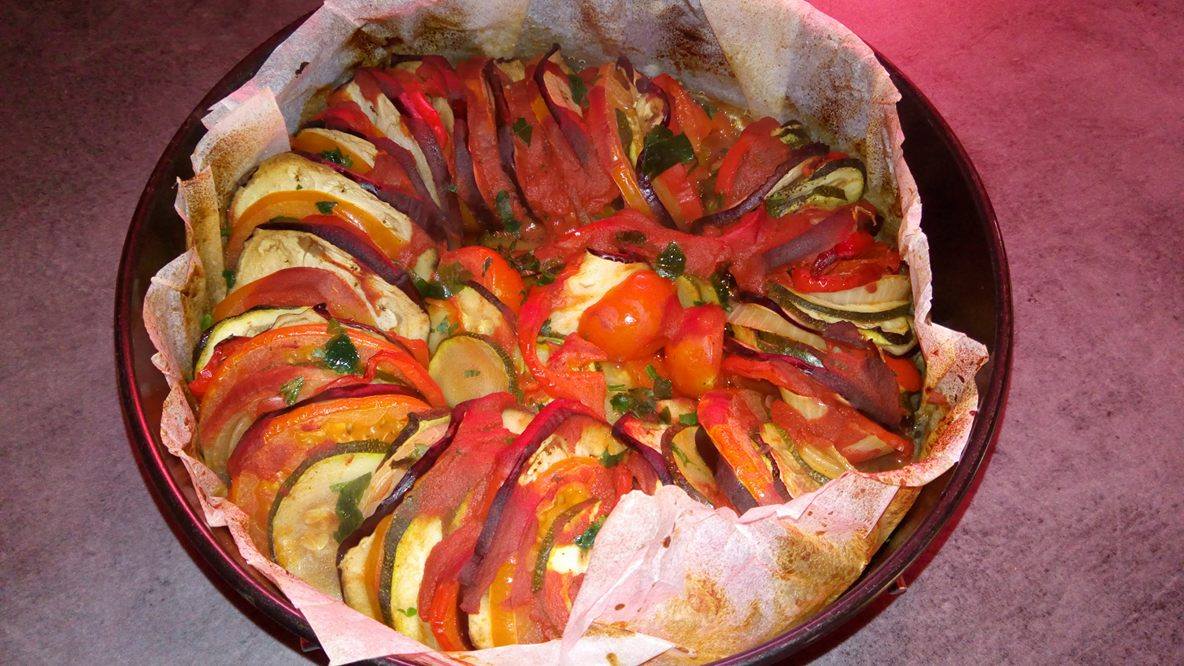 Ratatouille la cuptor