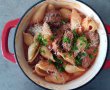 Conchiglioni con polpettine di carne e fagioli (Paste cu chiftele si fasole)-1