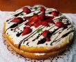 Desert tort cu mascarpone si capsuni-5