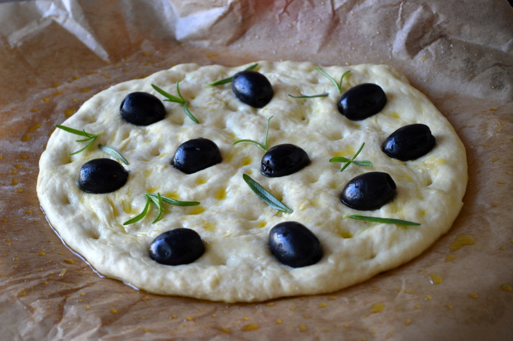 Focaccia cu masline