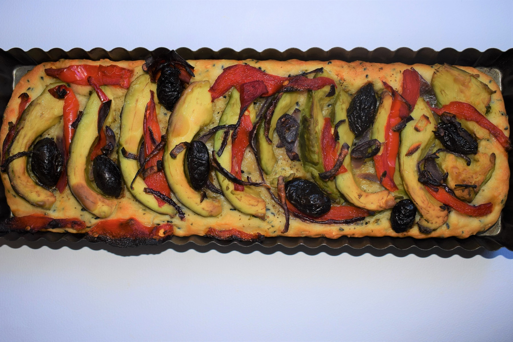 Focaccia cu avocado