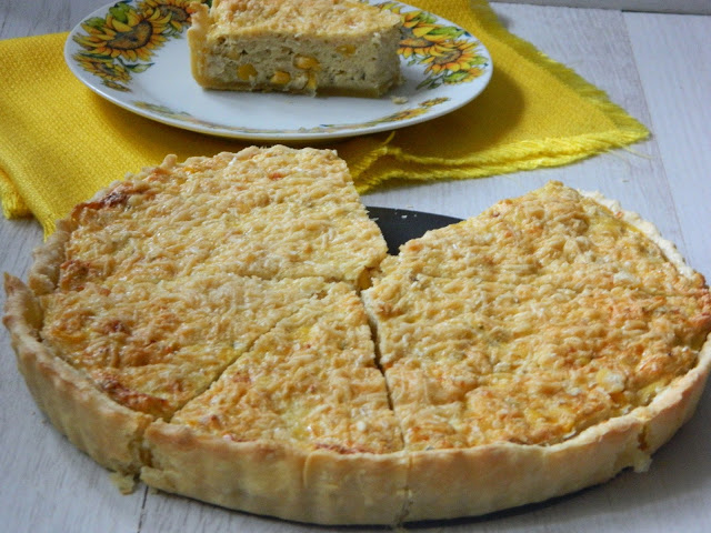 Tarta cu piept de pui si porumb