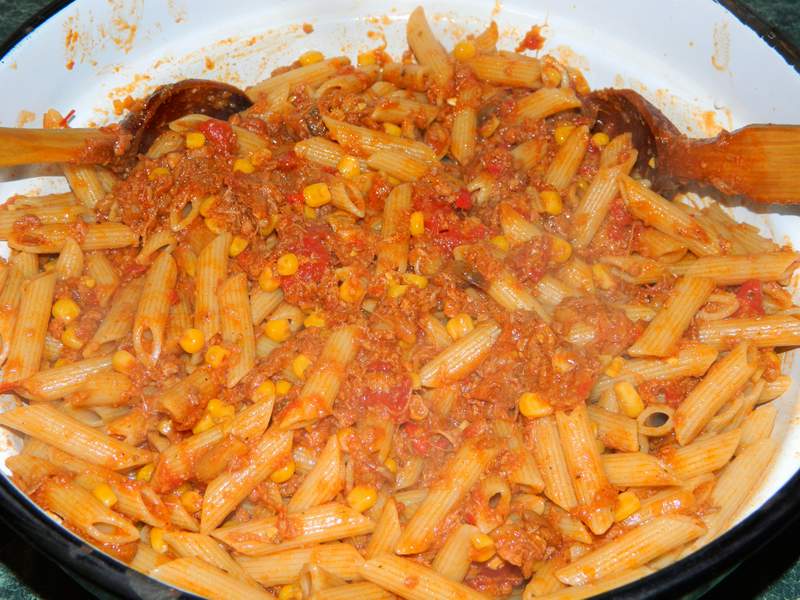 Paste integrale cu carne tocata