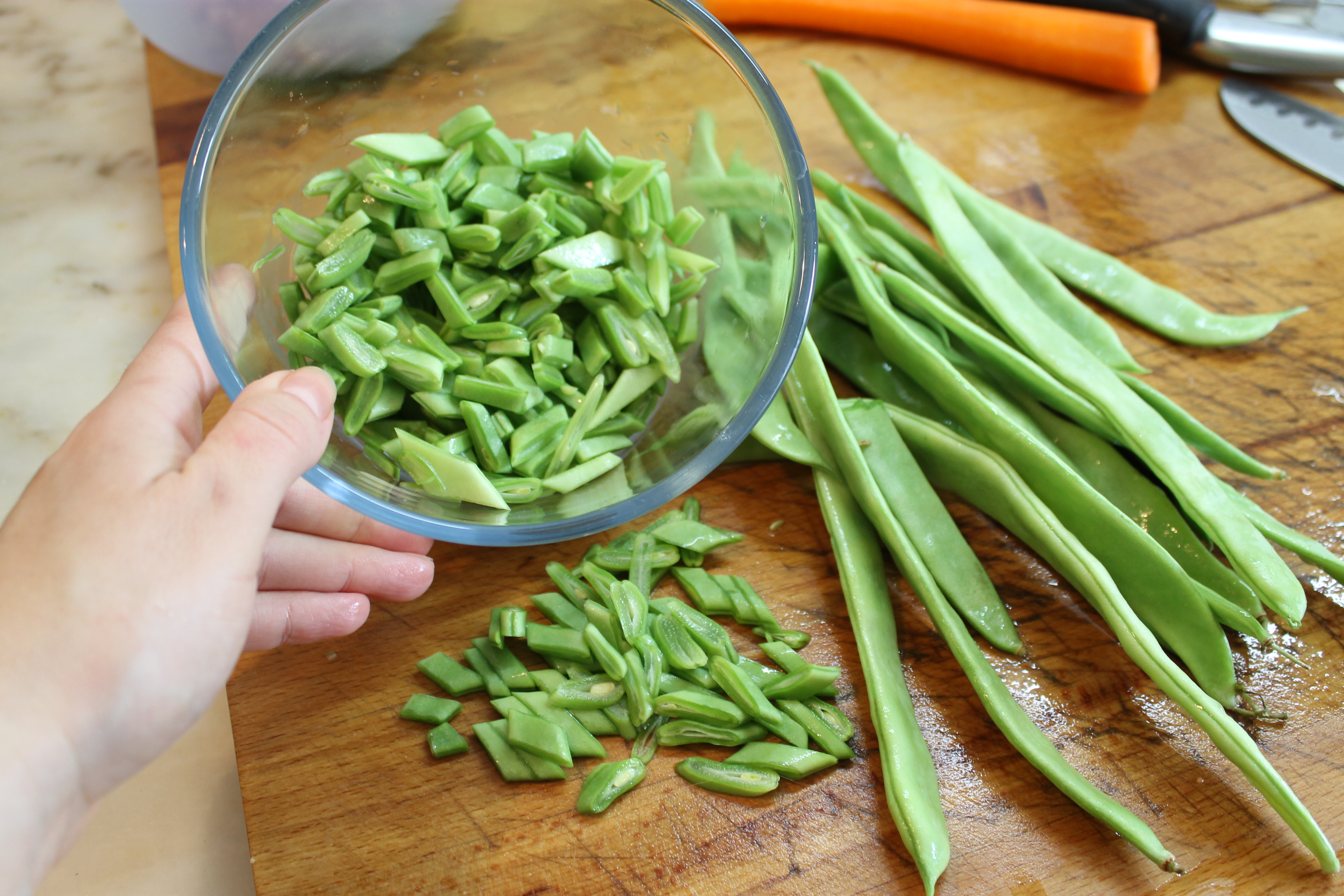 Supa de legume cu doua tipuri de fasole