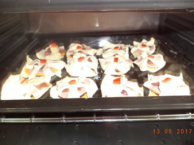 Mini-pizza cu vinete