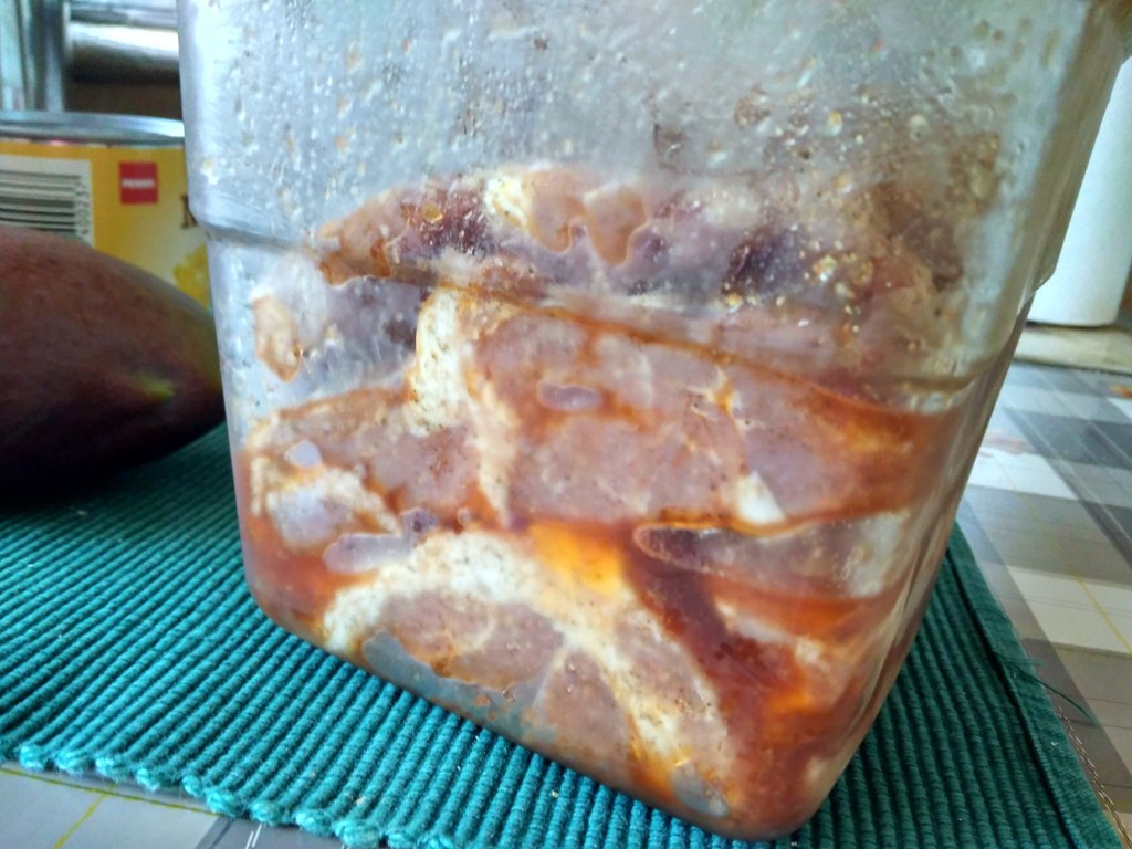 Pulpe de pui marinate