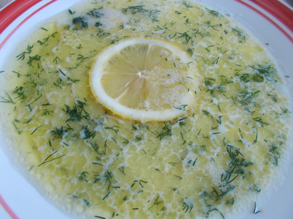 Ciorba de pui a la grec (Avgolemono)