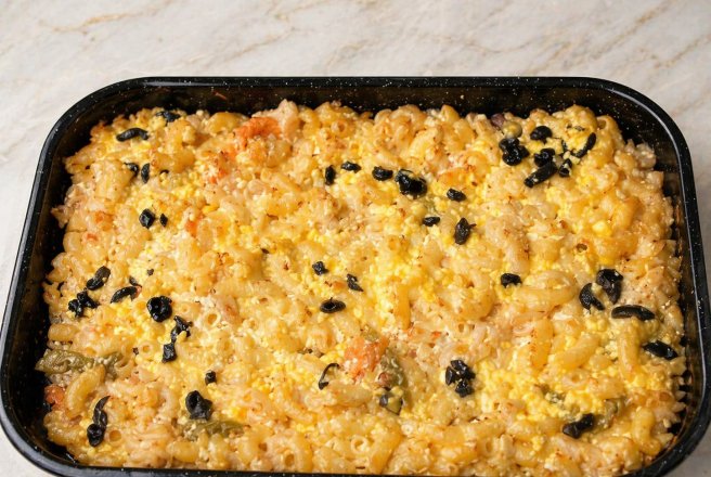 Macaroane cu branza la cuptor