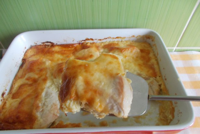 Gratin de piept de pui