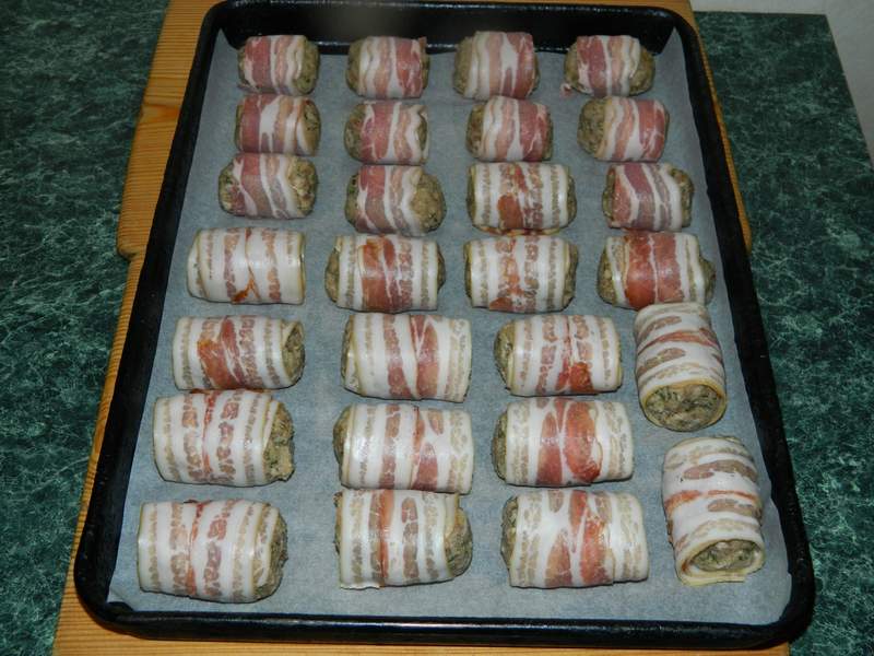 Chiftele in bacon