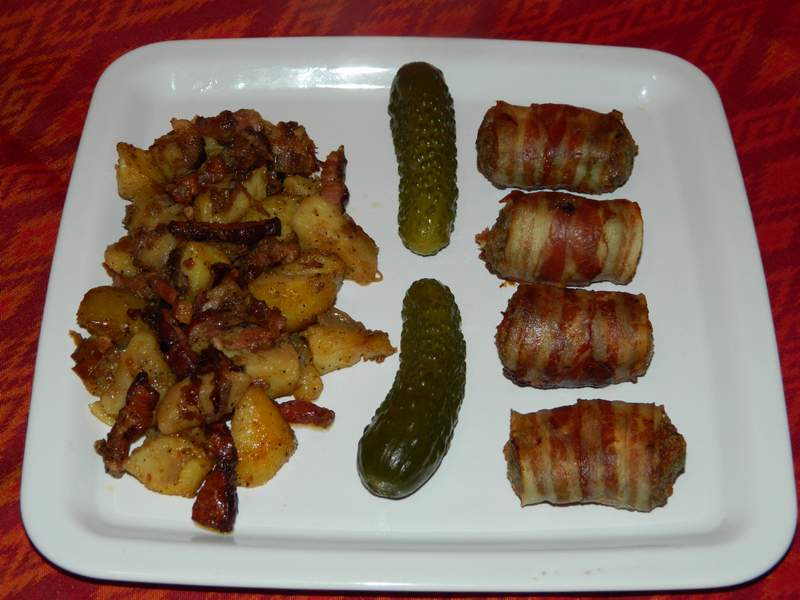 Chiftele in bacon