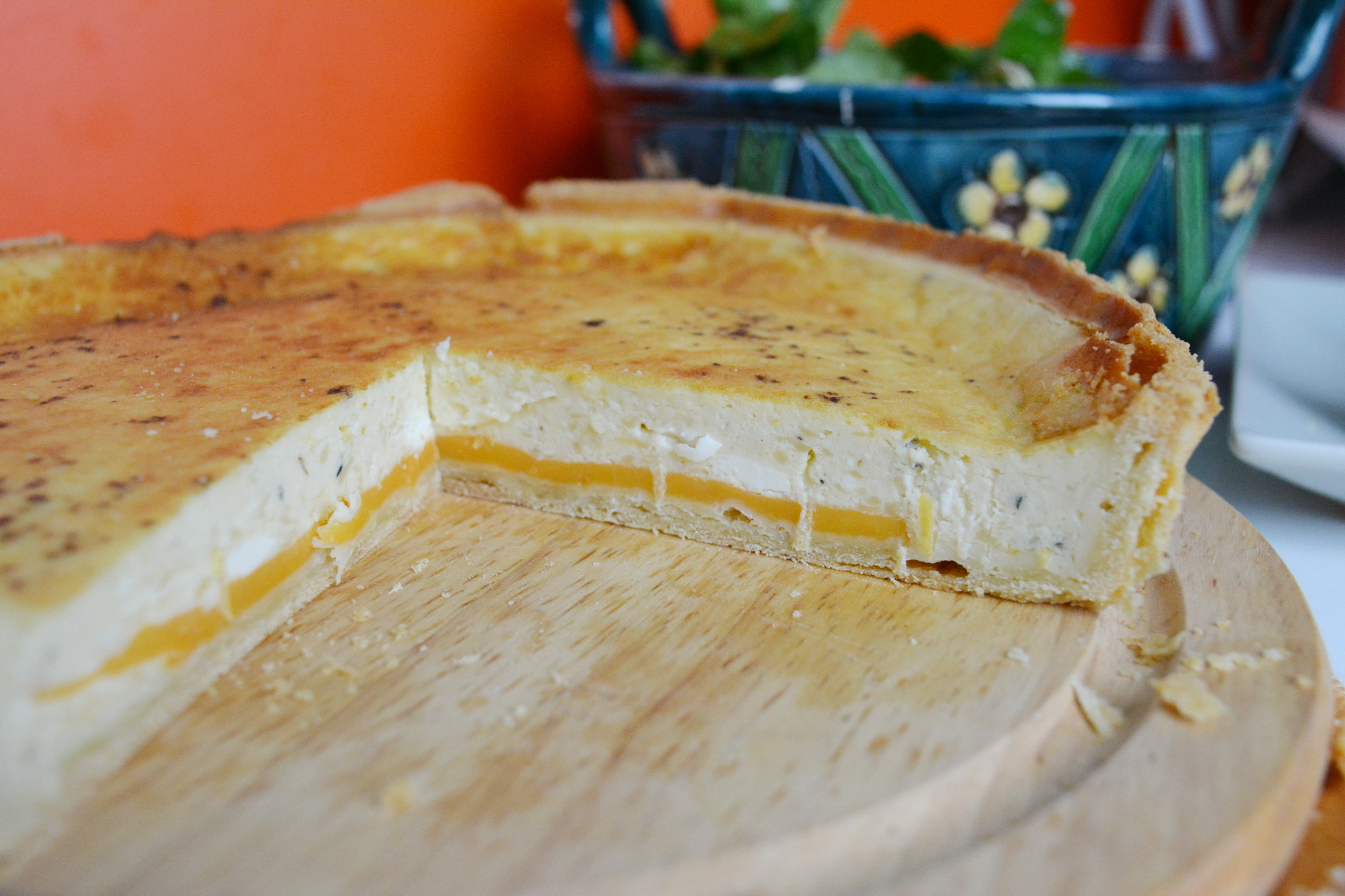 Aperitiv quiche cu branzeturi