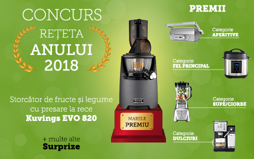 Reteta Anului 2018 - cel mai renumit CONCURS, cele mai grozave PREMII