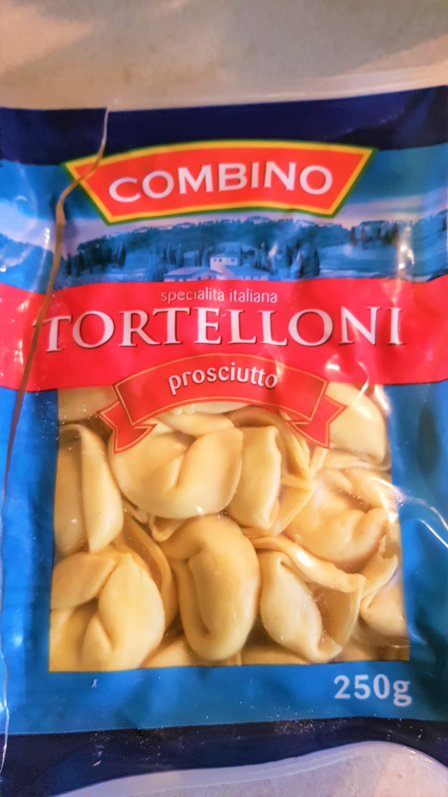 Tortellini cu sunculita si fasole verde