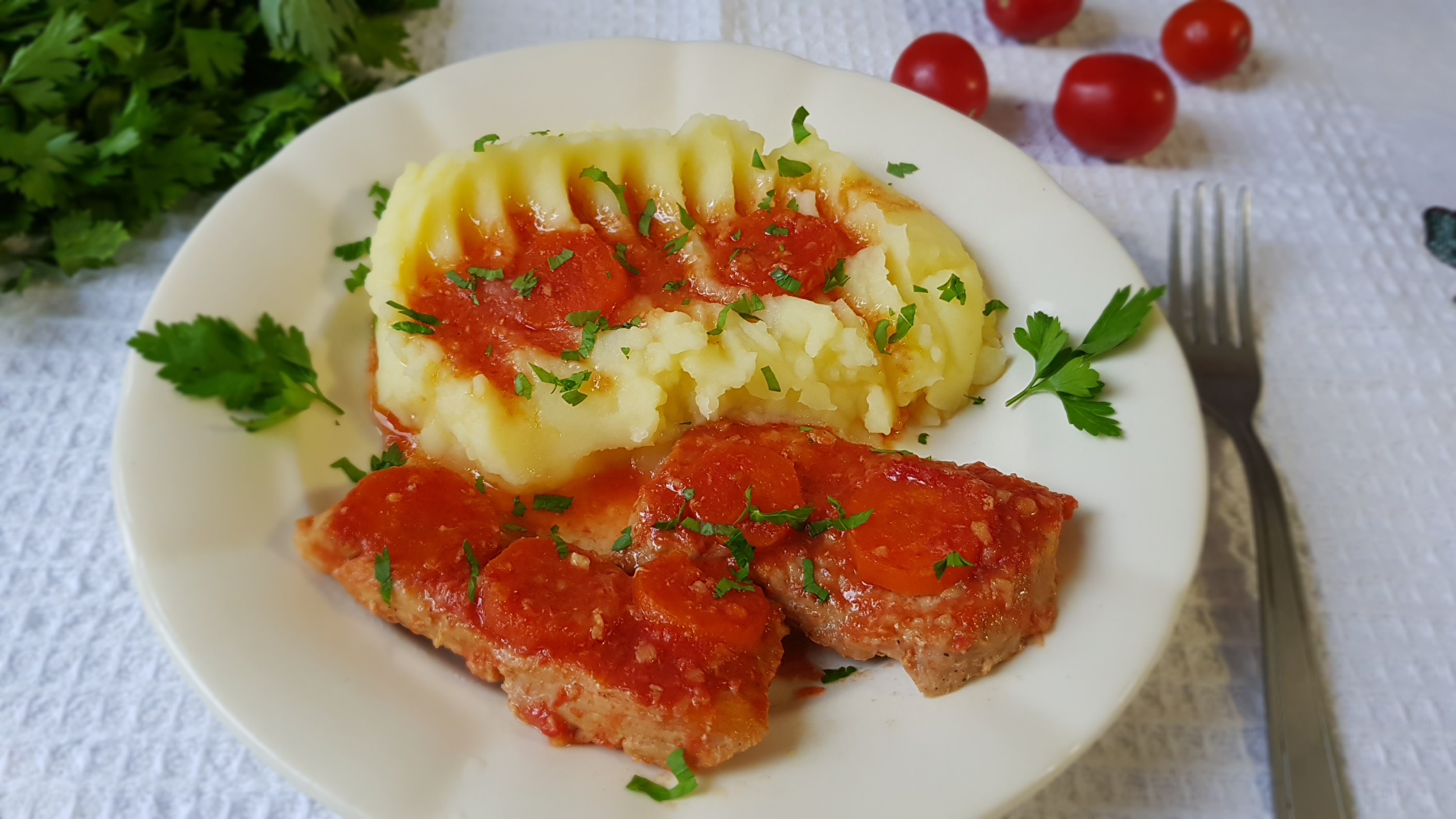 Friptura de porc usturoiata