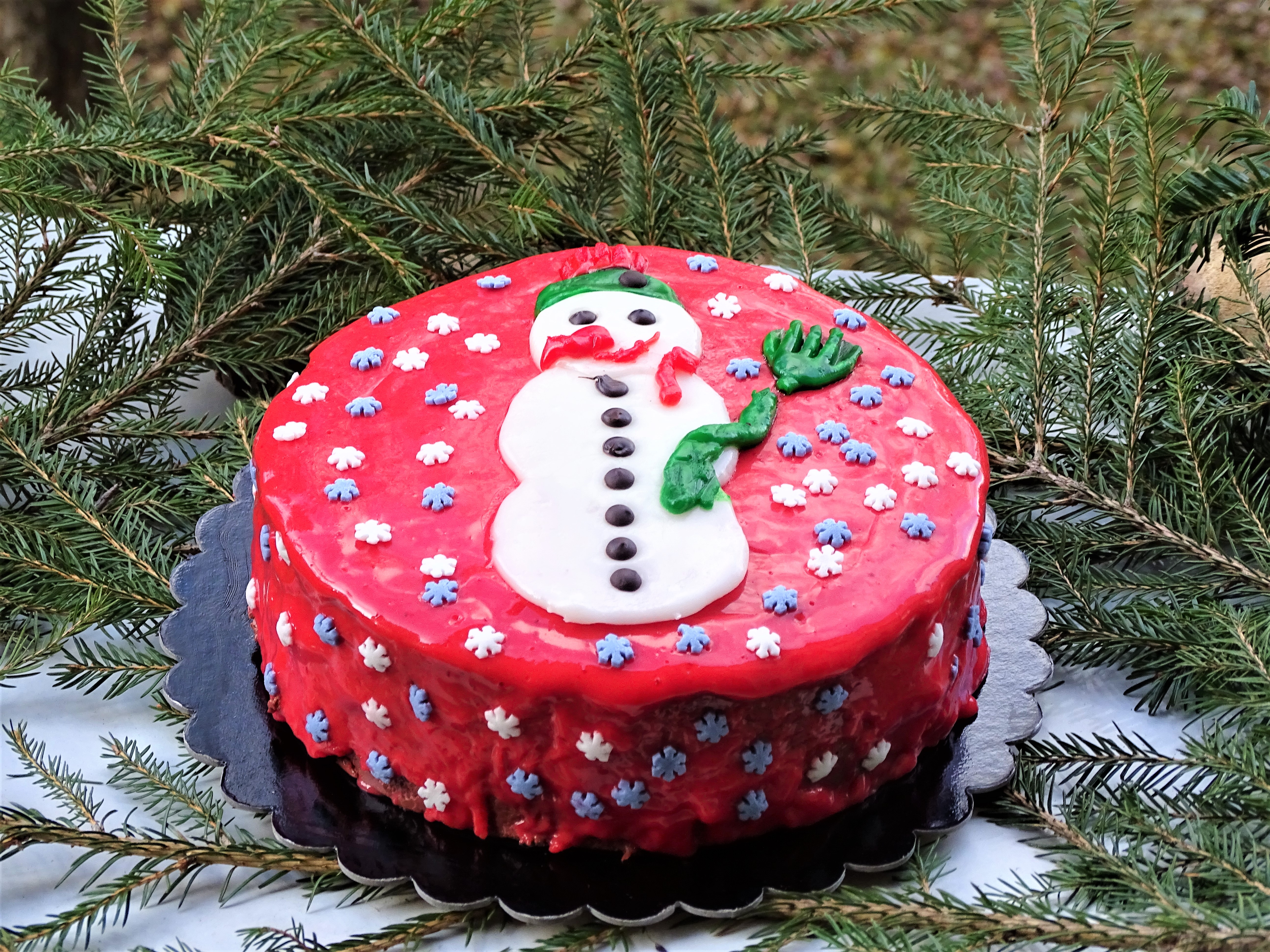 Desert tort Omul de Zapada, entremet cu ciocolata