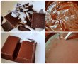 Desert tort cu trei feluri de ciocolata - reteta nr. 600-1