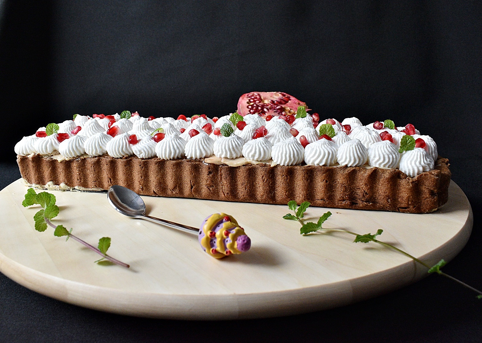 Desert tarta cu crema de portocale si dulceata, fara zahar