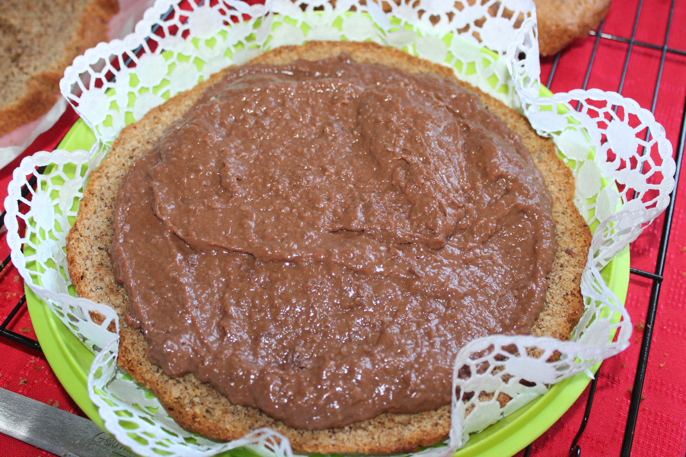 Desert tort de zapada, cu nuca si crema de cafea