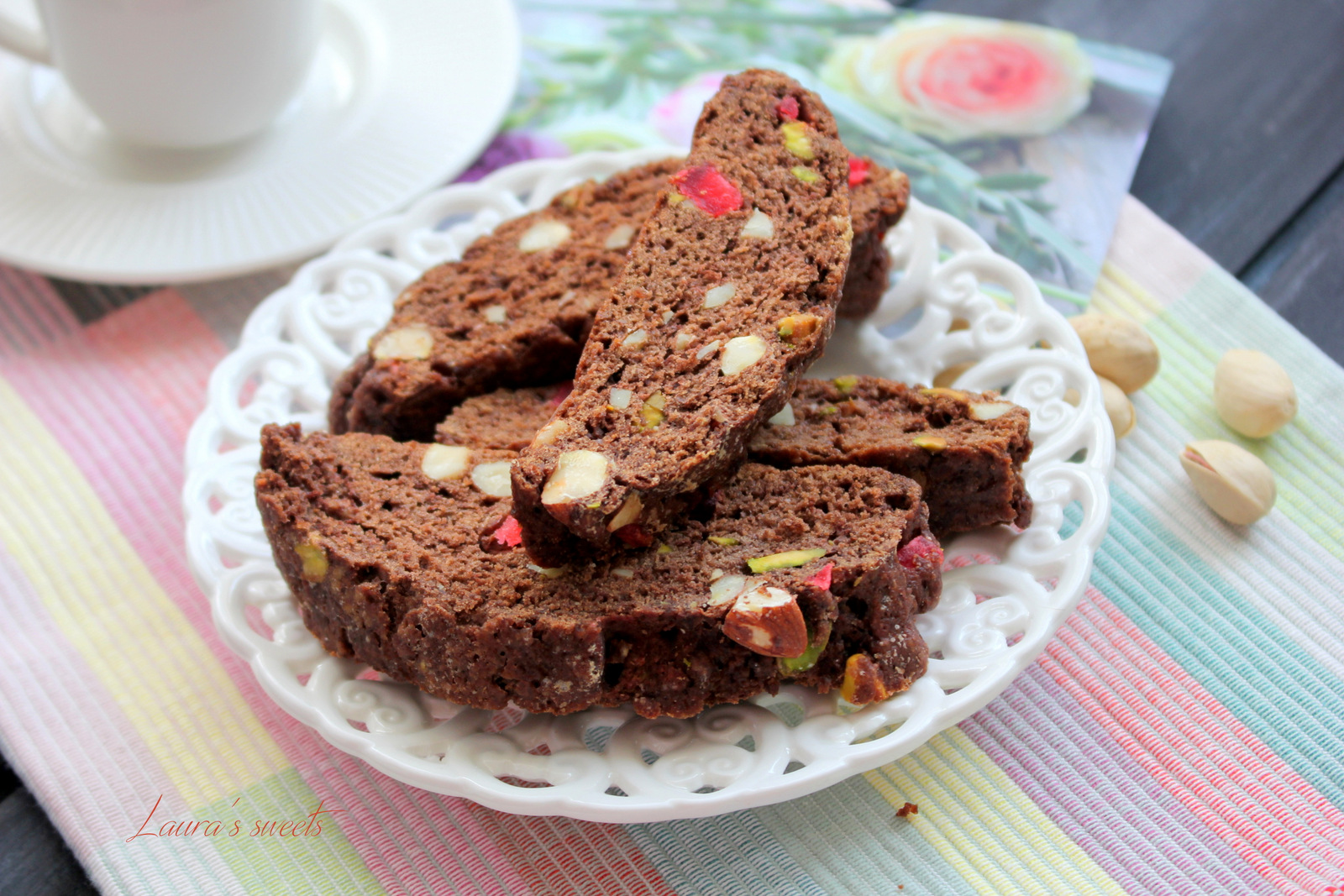 Desert biscotti cu fructe uscate