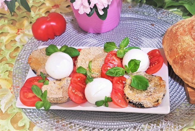 Melanzane caprese - vinete caprese