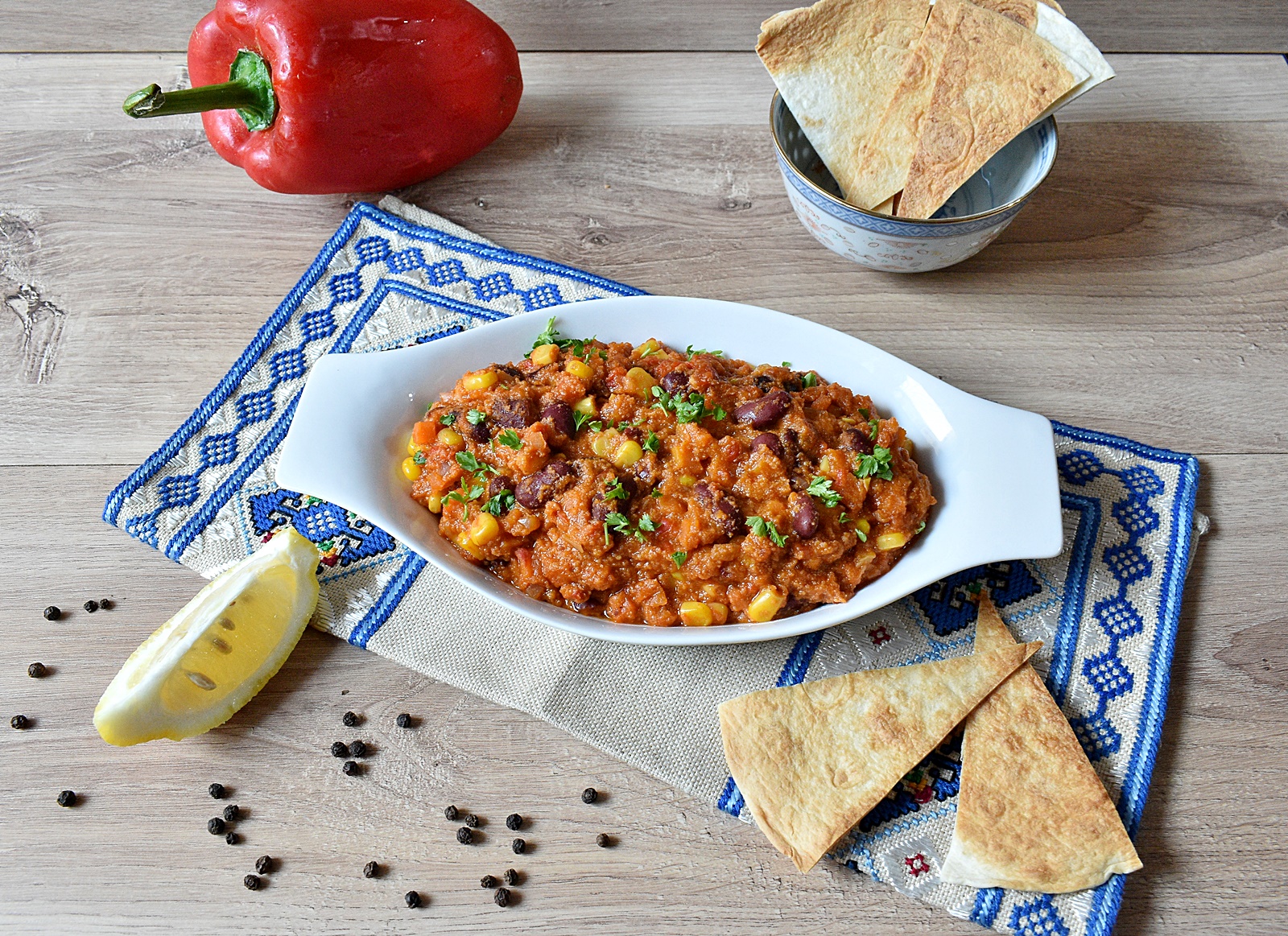 Chilli con carne vegan