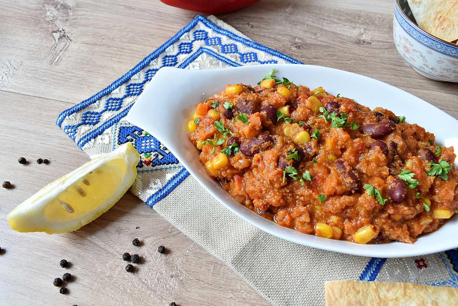 Chilli con carne vegan