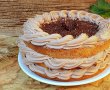 Desert tort cu blat de vanilie si crema de ciocolata-19