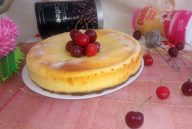 Desert cheesecake cu aroma de vanilie