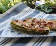 Zuchini cu carne de pui, prosciutto si branzeturi-10