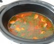 Ciorba de cartofi cu carnat afumat la slow cooker Crock Pot-4