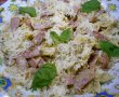 Farfalle cu sunca, in sos pesto-11